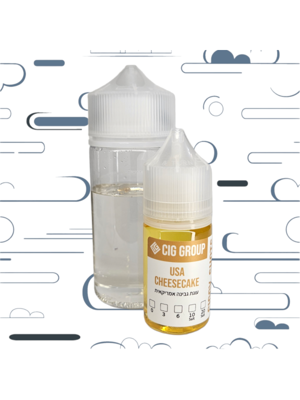 ערכה להכנת 100 מ״ל של חברת Ciggy בטעם עוגת גבינה אמריקאית