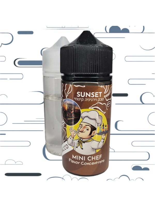 ערכה להכנת 100 מ״ל של חברת MINI CHEF בטעם Sunset