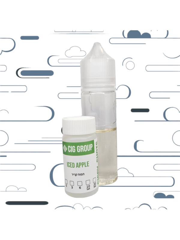 ערכה להכנת נוזל מלח ניקוטין של חברת 50ml ciggy בטעם תפוח קריר
