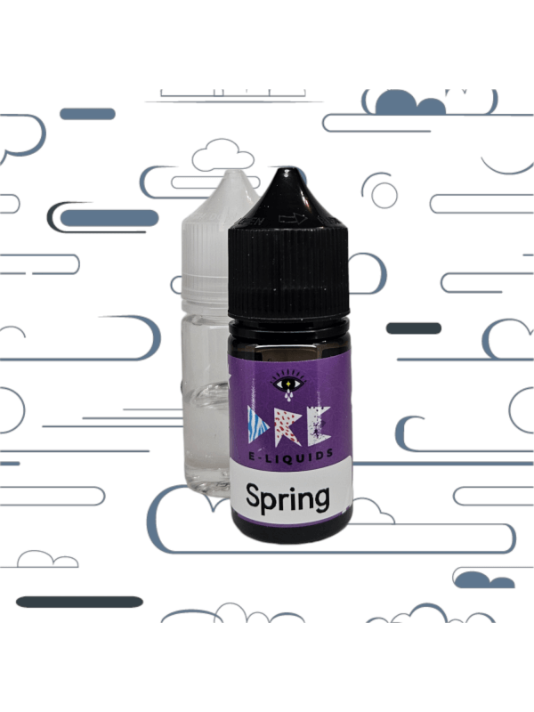 ערכה להכנת נוזל מלח ניקוטין 30 מ"ל של חברת DRE בטעם Spring תות בננה