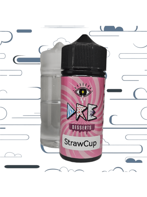 ערכה להכנת 100 מ"ל של חברת DRE בטעם StrawCup קאפקייקס תות