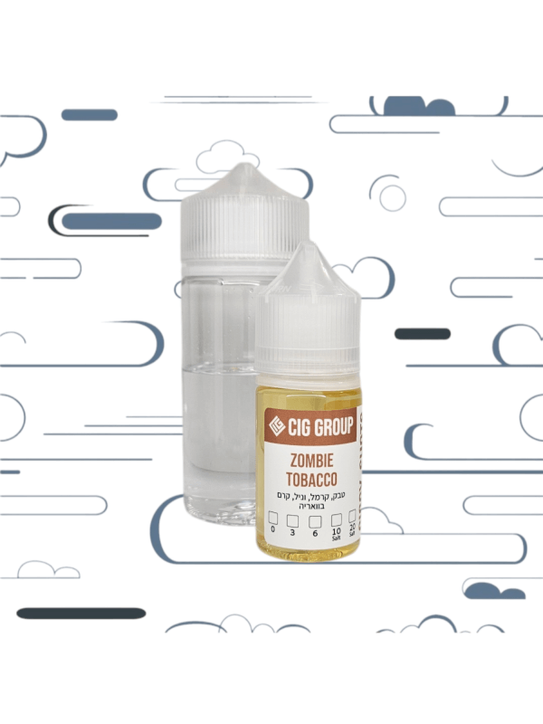ערכה להכנת 100 מ״ל של חברת Ciggy בטעם ZOMBIE TOBACCO