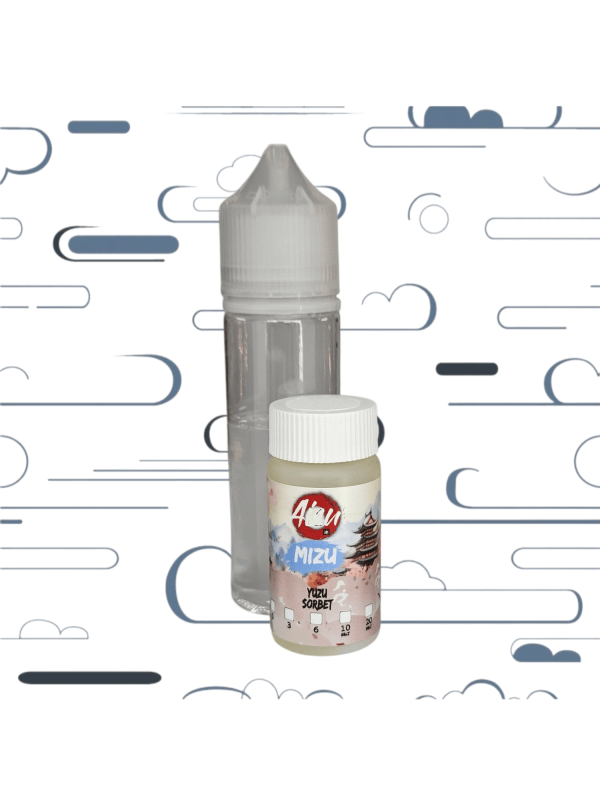 ערכה להכנת נוזל מלח ניקוטין של חברת 50ml Aisu בטעם Yuzu Sorbet סורבה יוזו יפני חמוץ