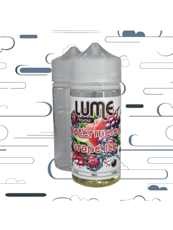 ערכה להכנת 100 מ״ל של חברת Lume  בטעם אבטיח וענבים אייס
